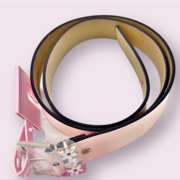 Kate Spade 32MM Daisy Loop Belt- Pink Shadow